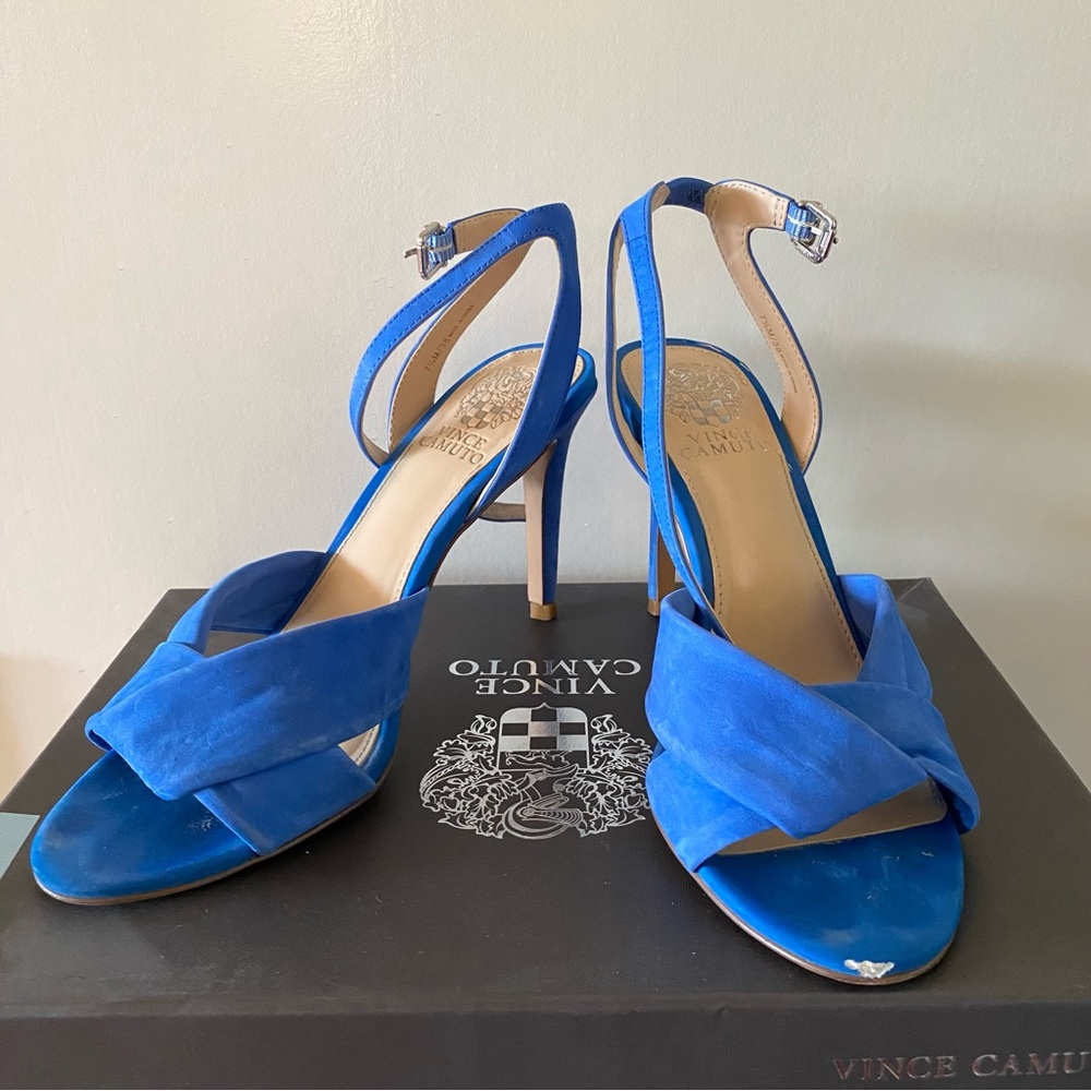 Vince Camuto Jenika Heels in Mykonos Blue